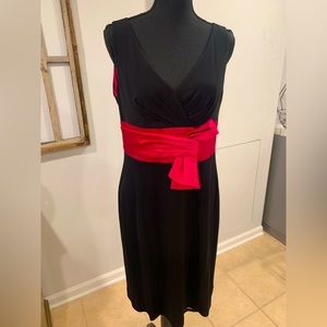 Black Hot Pink Dress by Kay Unger